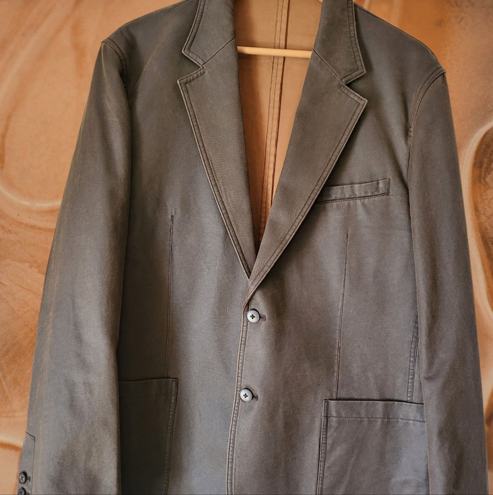 Absolutely Stunning Alan Flusser Charcoal Men's Blazer
